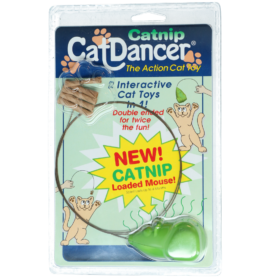 Stimuleer het natuurlijke speelgedrag van jouw kat met de Cat Dancer! Dit interactieve kattenspeelgoed met flexibele draad en catnip muis is onweerstaanbaar.